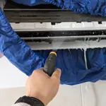 Diferență vizuală între AC murdar și AC curat