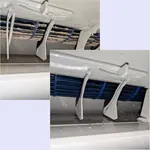 Turbină AC cu mucegai și praf vs turbină curată