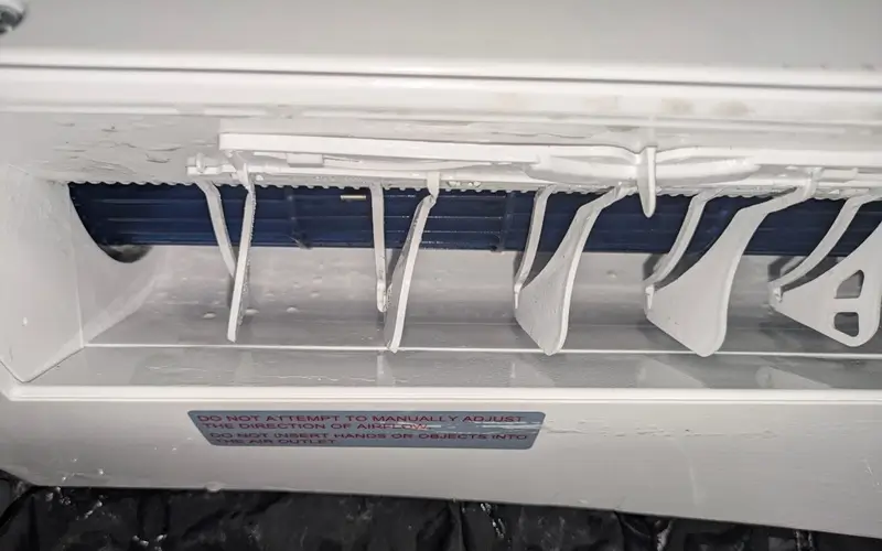 Turbină aer condiționat curată perfect după igienizare profesională